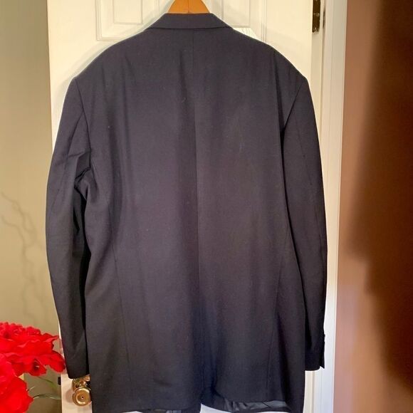 Navy Pierre Cardin Blazer 48R - Picture 4 of 4